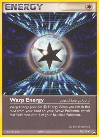 Image of Warp Energy (91/108) (Stamped) [EX: Power Keepers]