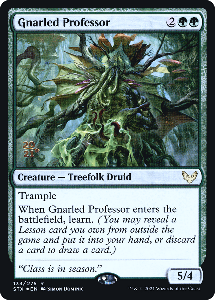 Image of Gnarled Professor [Strixhaven: School of Mages Prerelease Promos]