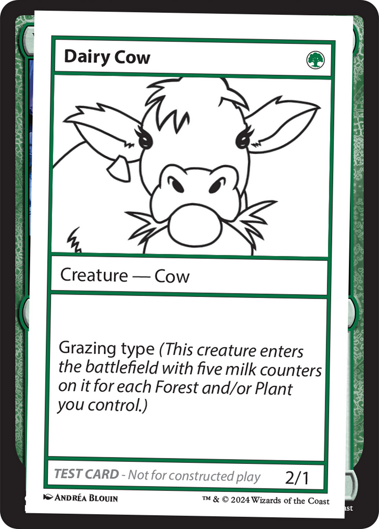 Image of Dairy Cow [Mystery Booster 2 Playtest Cards]