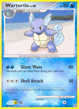 Image of Wartortle (75/132) [Diamond & Pearl: Secret Wonders]