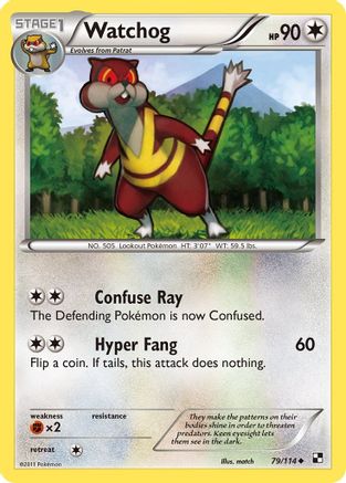 Image of Watchog (79/114) [Black & White: Base Set]