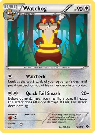 Image of Watchog (79/98) [Black & White: Emerging Powers]