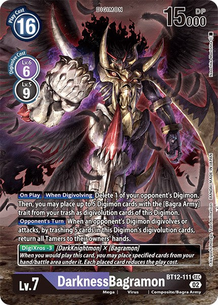 Image of DarknessBagramon [BT12-111] (Alternate Art) [Across Time]