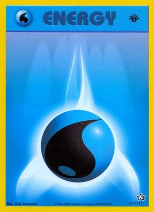 Image of Water Energy (111/111) [Neo Genesis 1st Edition]