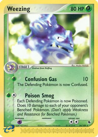 Image of Weezing (24/109) [EX: Ruby & Sapphire]