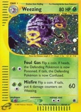 Image of Weezing (32/165) [Expedition: Base Set]