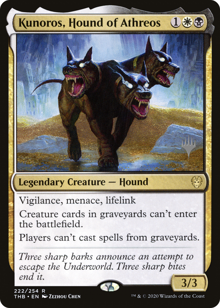 Image of Kunoros, Hound of Athreos (Promo Pack) [Theros Beyond Death Promos]