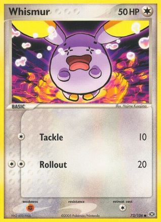 Image of Whismur (73/106) (Stamped) [EX: Emerald]