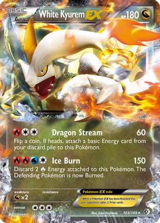 Image of White Kyurem EX (103/149) [Black & White: Boundaries Crossed]