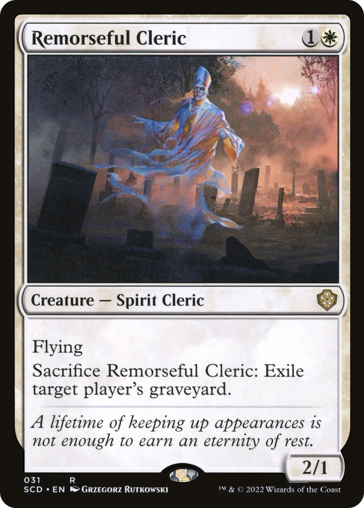 Image of Remorseful Cleric [Starter Commander Decks]