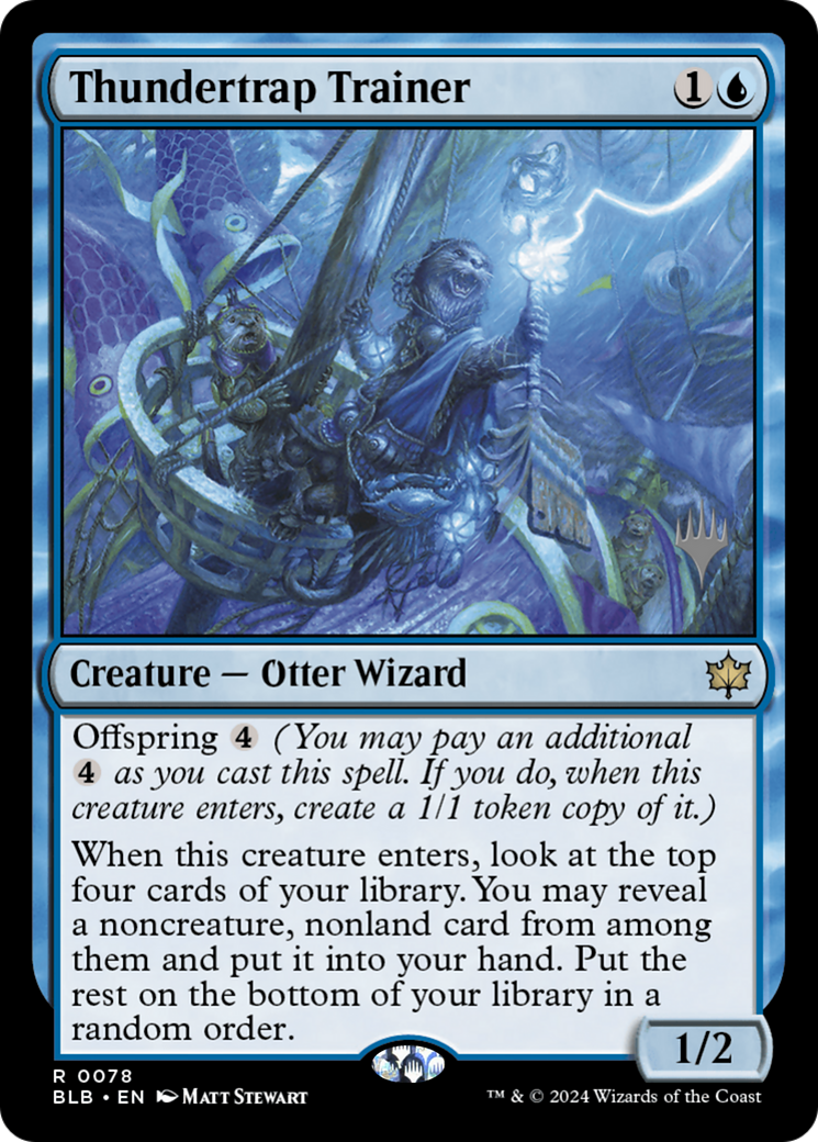 Image of Thundertrap Trainer (Promo Pack) [Bloomburrow Promos]