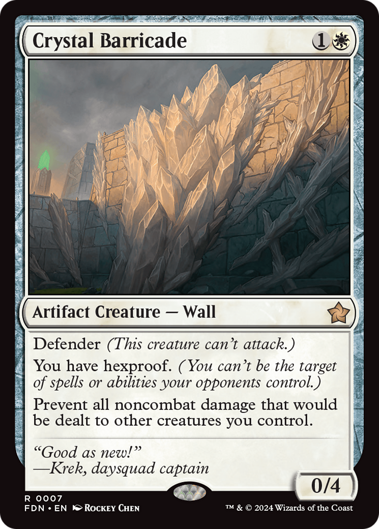 Image of Crystal Barricade [Foundations]