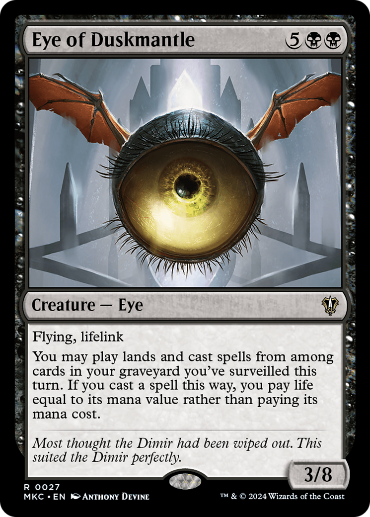 Image of Eye of Duskmantle [Murders at Karlov Manor Commander]