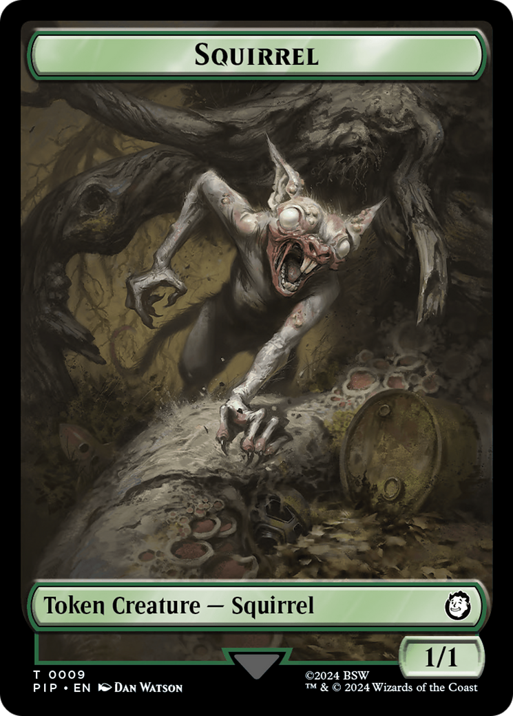 Image of Energy Reserve // Squirrel Double-Sided Token [Fallout Tokens]
