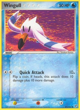 Image of Wingull (81/107) (Stamped) [EX: Deoxys]