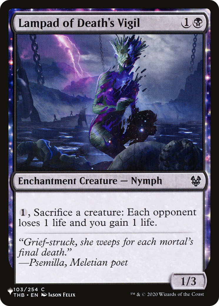 Image of Lampad of Death's Vigil [The List]
