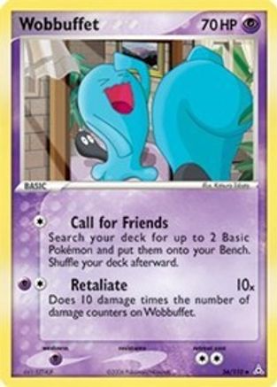 Image of Wobbuffet (56/110) (Stamped) [EX: Holon Phantoms]