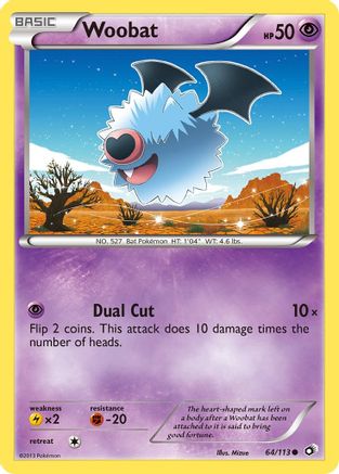 Image of Woobat (64/113) [Black & White: Legendary Treasures]