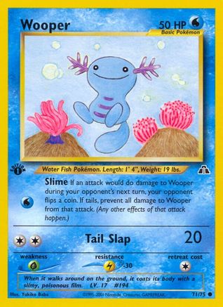 Image of Wooper (71/75) [Neo Discovery 1st Edition]