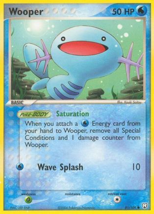 Image of Wooper (81/109) (Stamped) [EX: Team Rocket Returns]