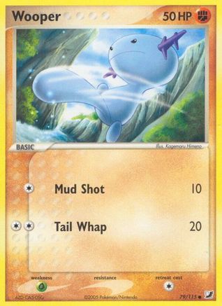 Image of Wooper (79/115) (Stamped) [EX: Unseen Forces]