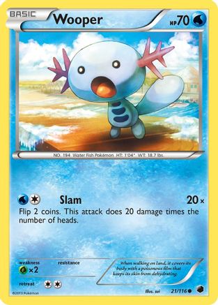 Image of Wooper (21/116) [Black & White: Plasma Freeze]