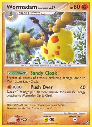 Image of Wormadam Sandy Cloak (42/132) [Diamond & Pearl: Secret Wonders]
