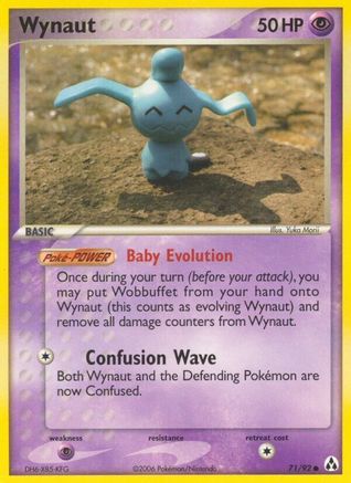 Image of Wynaut (71/92) (Stamped) [EX: Legend Maker]