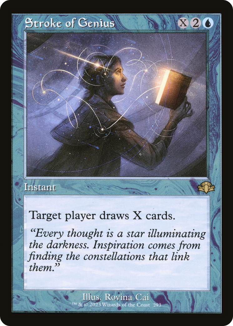Image of Stroke of Genius (Retro) [Dominaria Remastered]