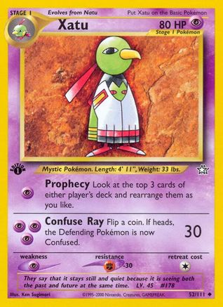 Image of Xatu (52/111) [Neo Genesis 1st Edition]