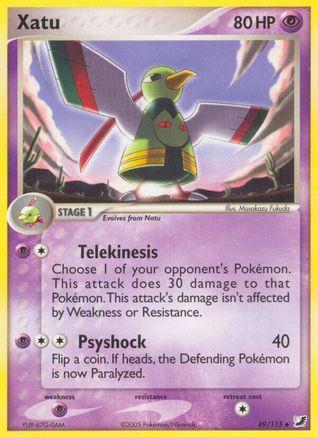 Image of Xatu (49/115) (Stamped) [EX: Unseen Forces]