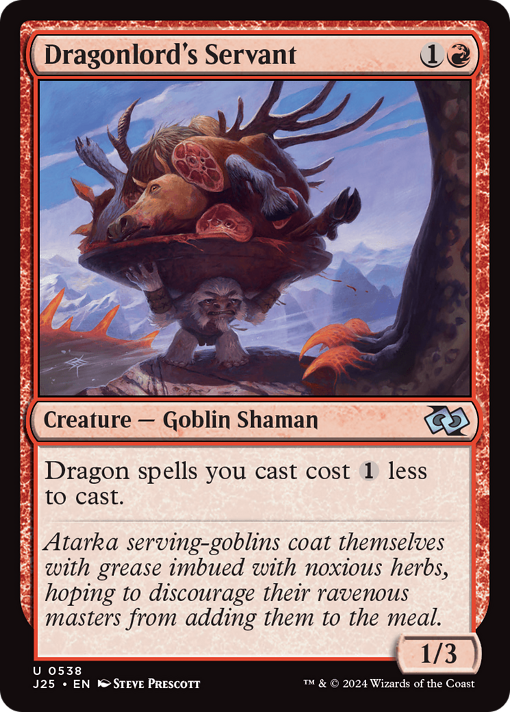 Image of Dragonlord's Servant [Foundations Jumpstart]