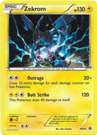 Image of Zekrom (BW24) [Black & White: Black Star Promos]
