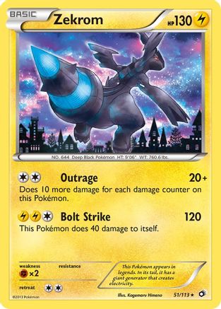Image of Zekrom (51/113) [Black & White: Legendary Treasures]