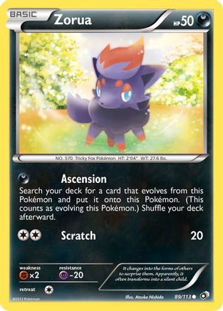 Image of Zorua (89/113) [Black & White: Legendary Treasures]