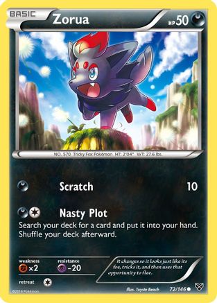 Image of Zorua (72/146) [XY: Base Set]