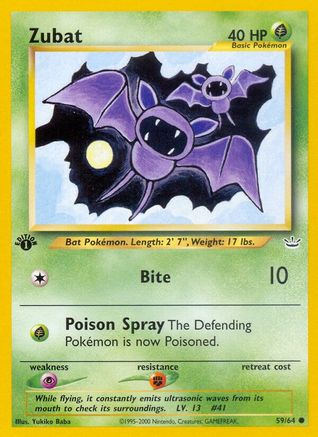 Image of Zubat (59/64) [Neo Revelation 1st Edition]