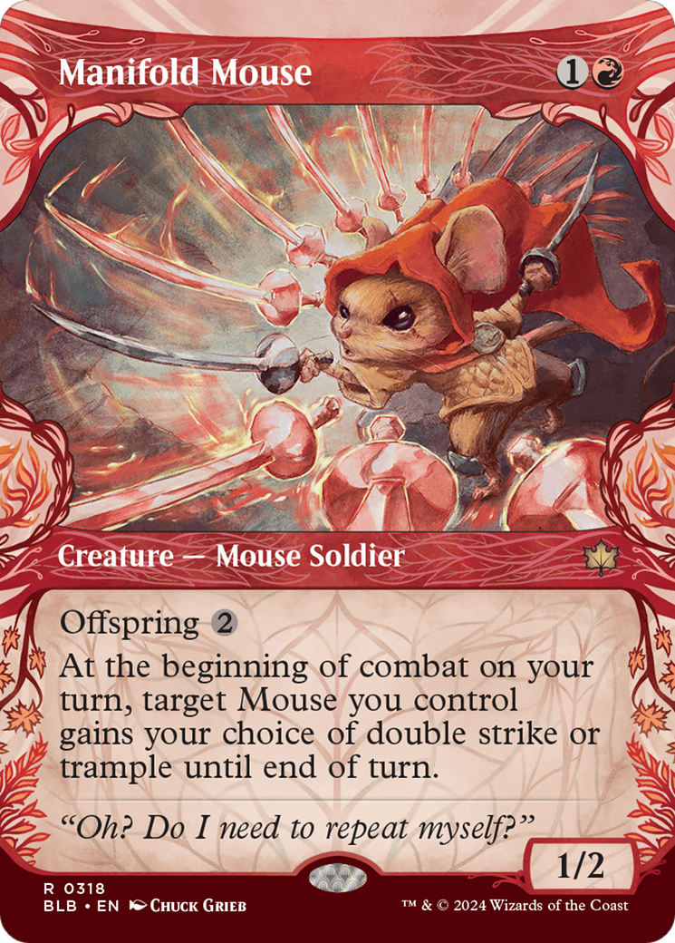 Image of Manifold Mouse (Showcase) [Bloomburrow]