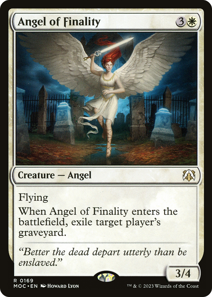 Image of Angel of Finality [March of the Machine Commander]