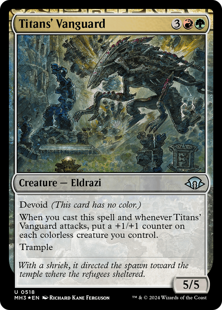 Image of Titans' Vanguard (Ripple Foil) [Modern Horizons 3]