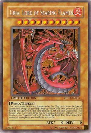 Image of Uria, Lord of Searing Flames [CT03-EN005] Secret Rare