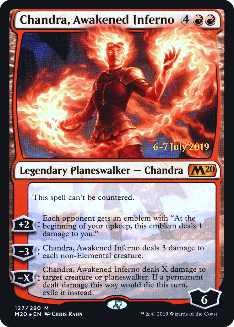 Image of Chandra, Awakened Inferno [Core Set 2020 Prerelease Promos]