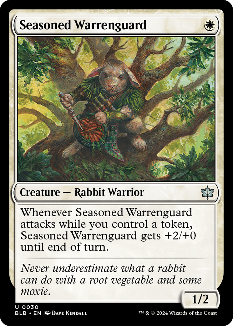 Image of Seasoned Warrenguard [Bloomburrow]