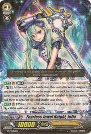 Image of Fearless Jewel Knight, Julia (PROMO CARDS)