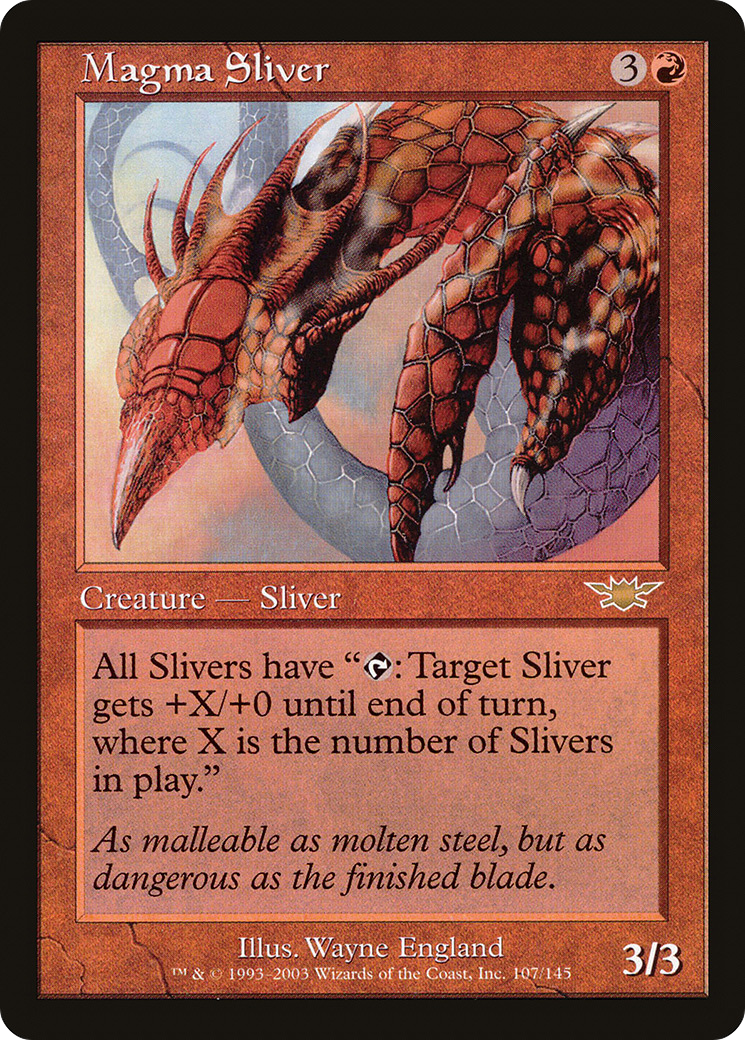 Image of Magma Sliver [Legions]