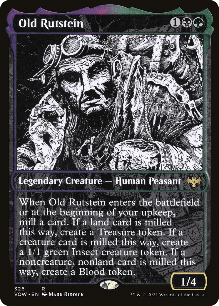 Image of Old Rutstein (Showcase Eternal Night) [Innistrad: Crimson Vow]