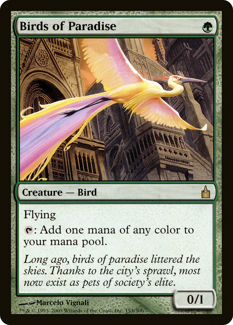 Image of Birds of Paradise [Ravnica: City of Guilds]