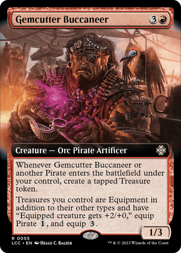 Image of Gemcutter Buccaneer (Extended Art) [The Lost Caverns of Ixalan Commander]