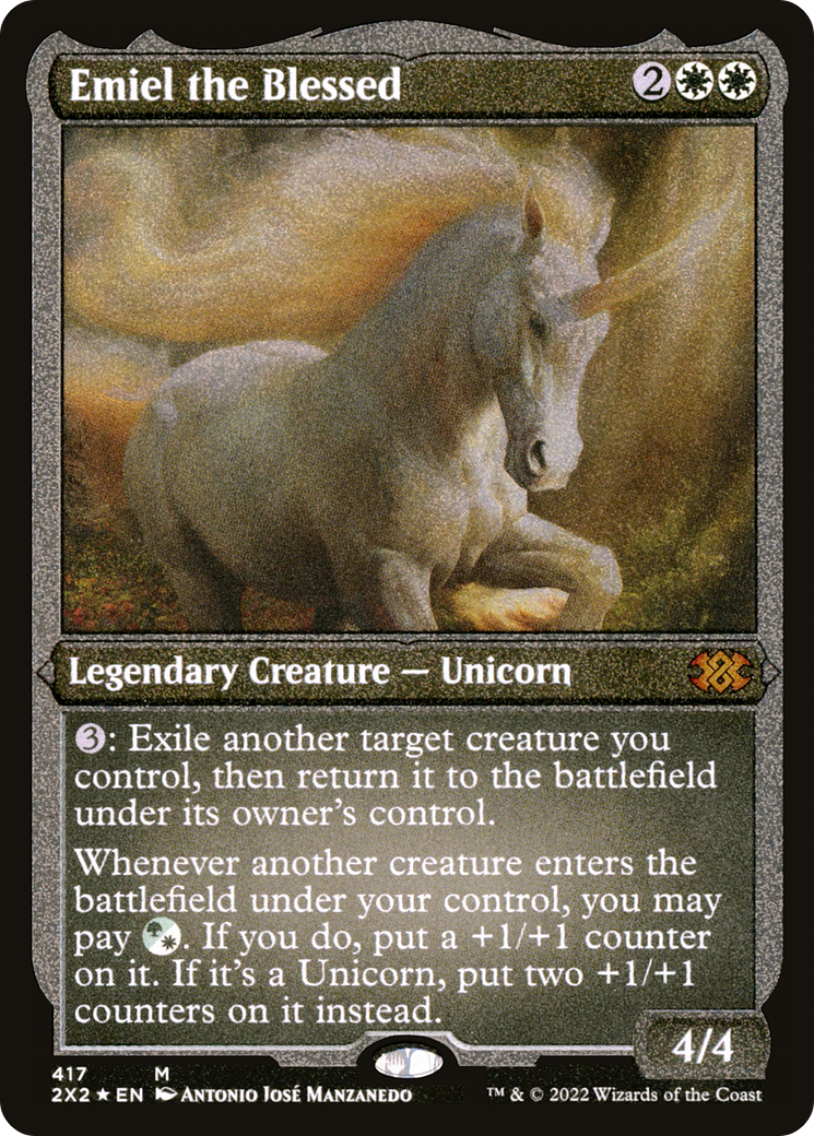 Image of Emiel the Blessed (Foil Etched) [Double Masters 2022]