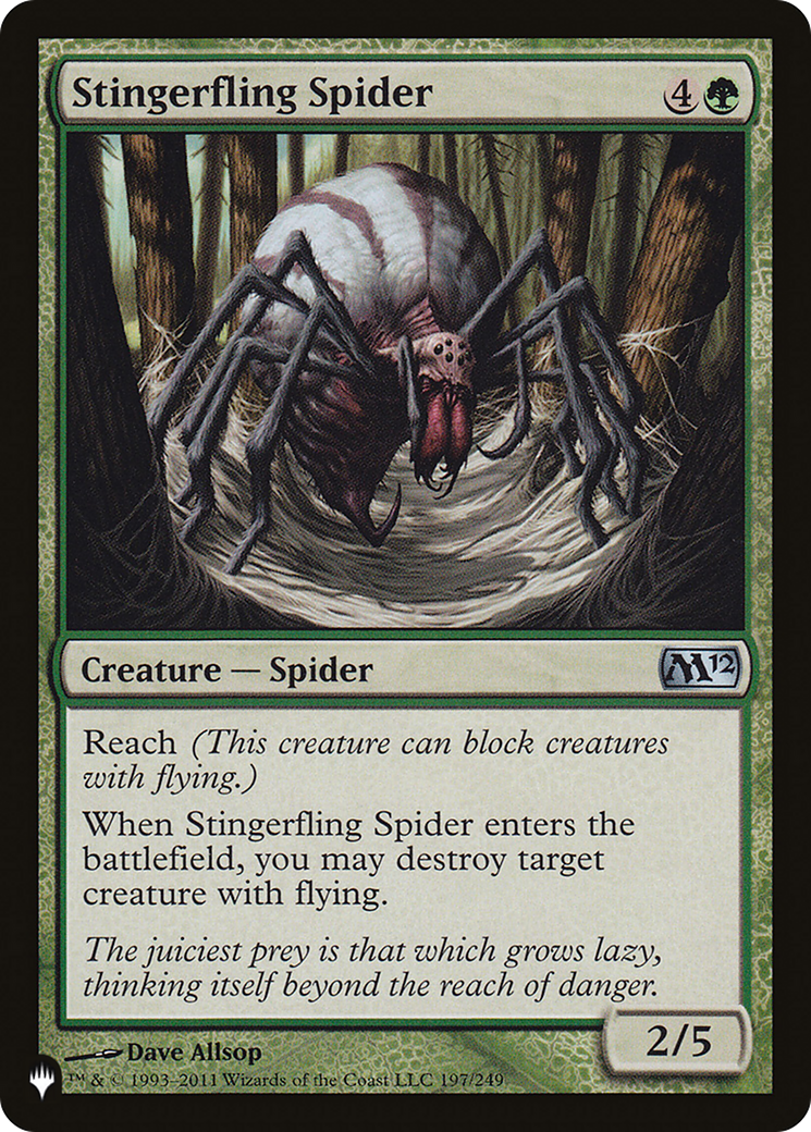 Image of Stingerfling Spider [The List]
